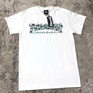 Thrasher magazine white T-shirt